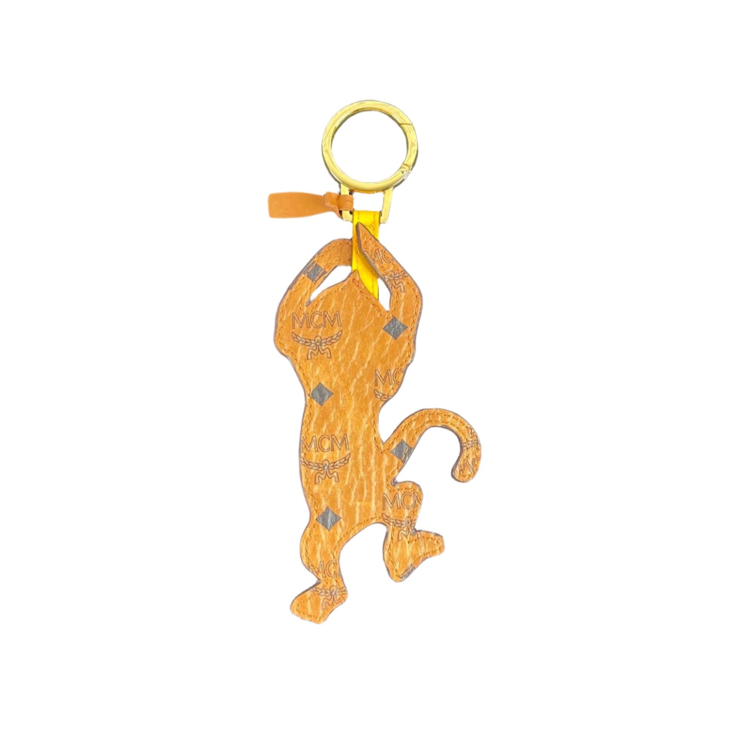 MCM Zoo 2D Monkey Leather Keychain | Positivo Clothing