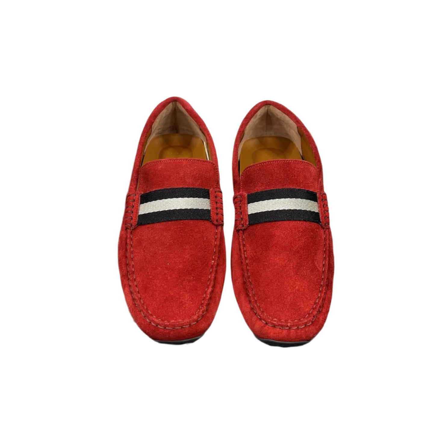 Bally Mens Pearce Garnet Leather Loafers | Positivo Clothing