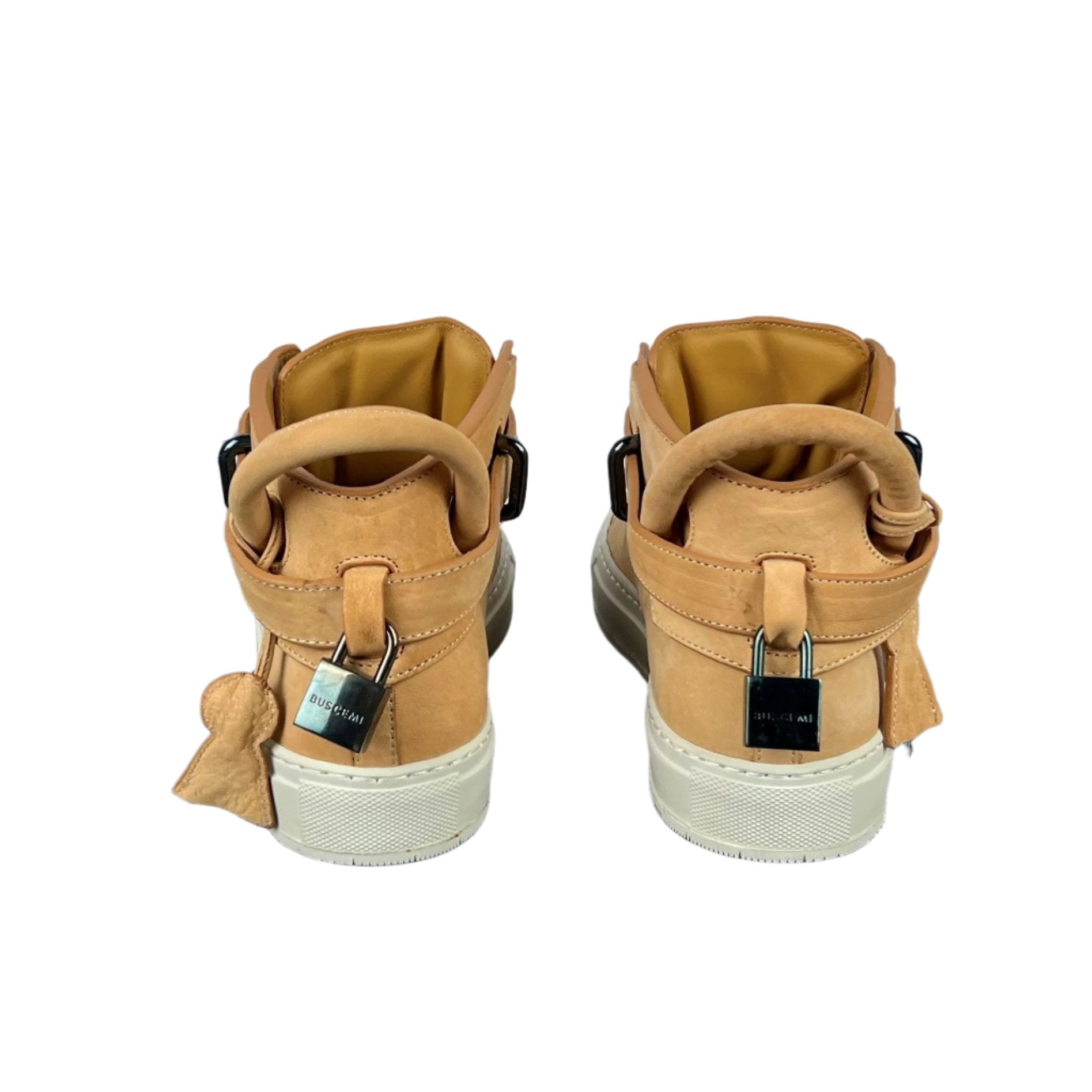 Buscemi Mens 100MM Vegtan/Avorio Leather Sneakers SAMPLE | Positivo Clothing