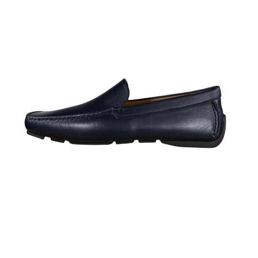 Bally Walton Atlantic Blue Leather Drivers - Positivo Clothing