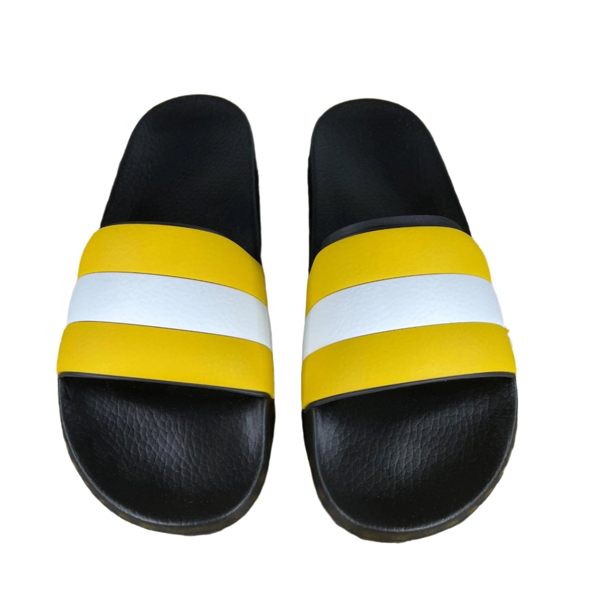 Bally Sleter Yellow Rubber Sandals - Positivo Clothing