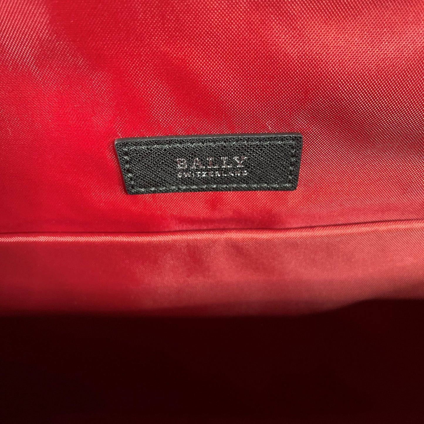 Bally Mens Terkos Black Fabric Messenger Bag | Positivo Clothing