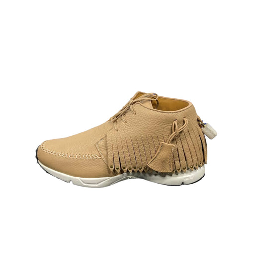 Buscemi Mens Gladiator Camel/White Leather Sneakers | Positivo Clothing