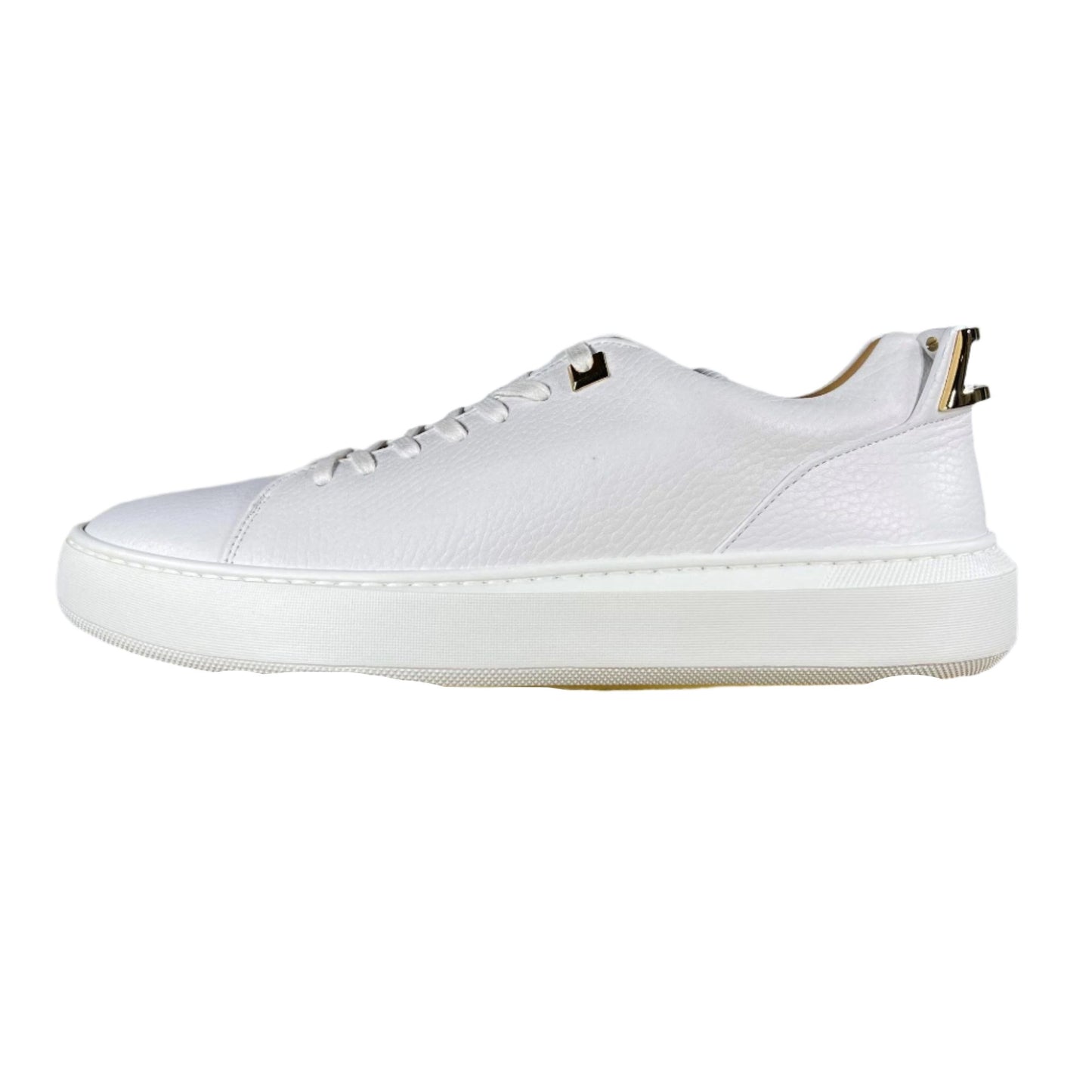 Buscemi Uno Low Alce White Leather Sneakers | Positivo Clothing