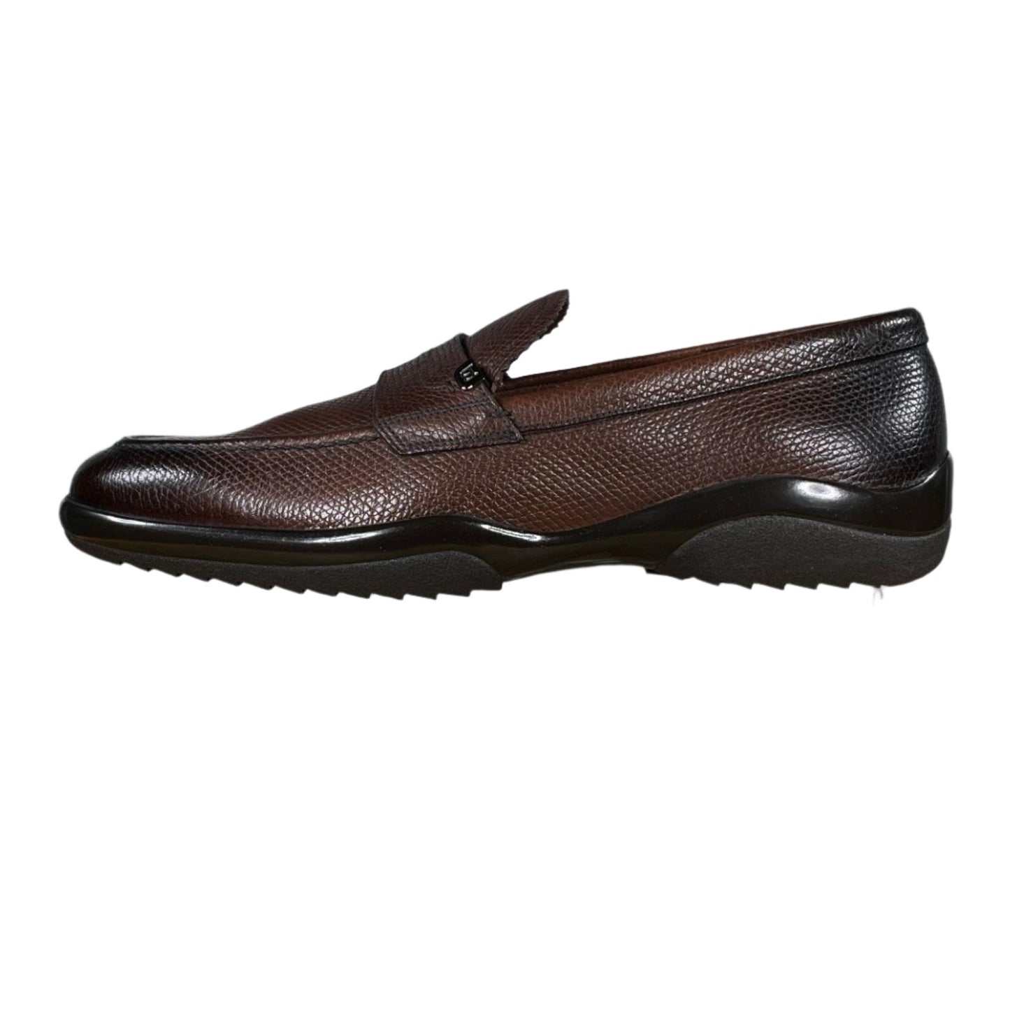 Bally Midwest Coconut Grained Leather Loafers | Positivo CLothing