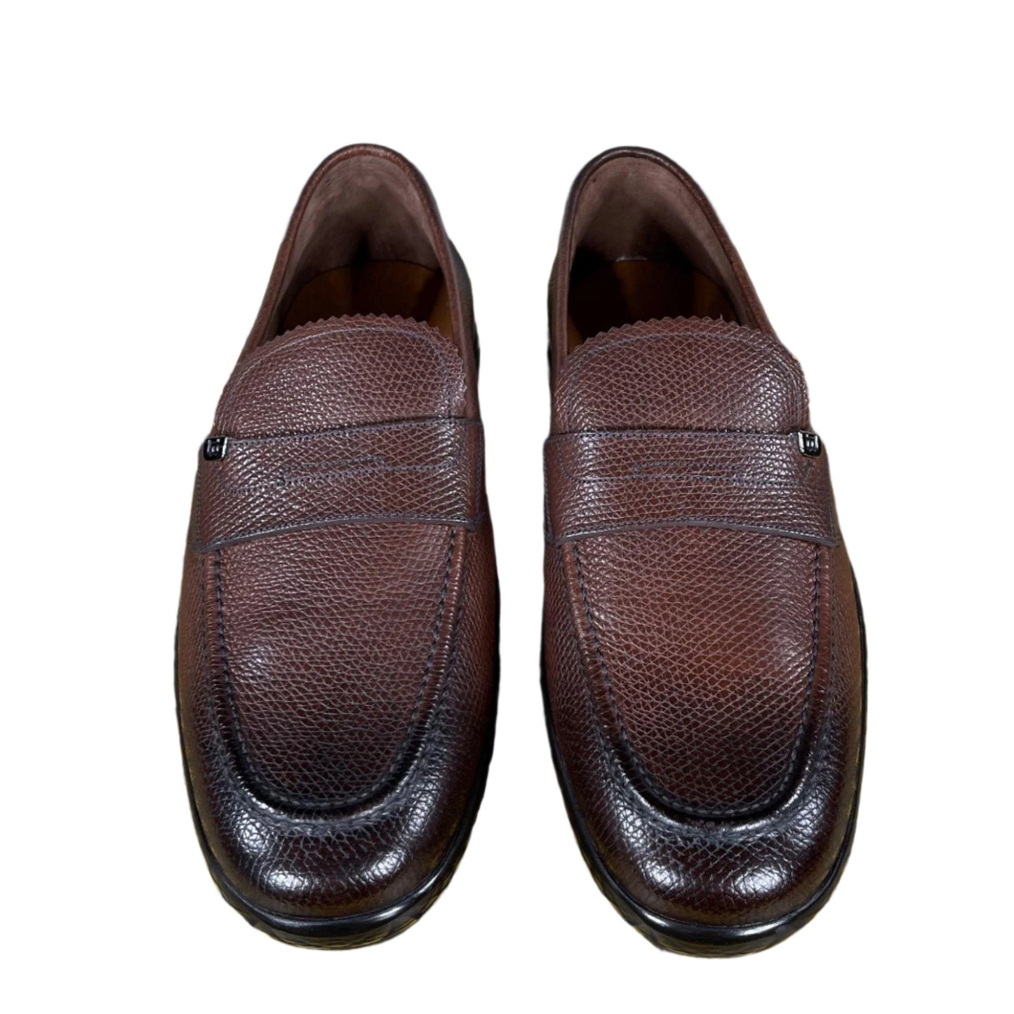 Bally Midwest Coconut Grained Leather Loafers | Positivo CLothing