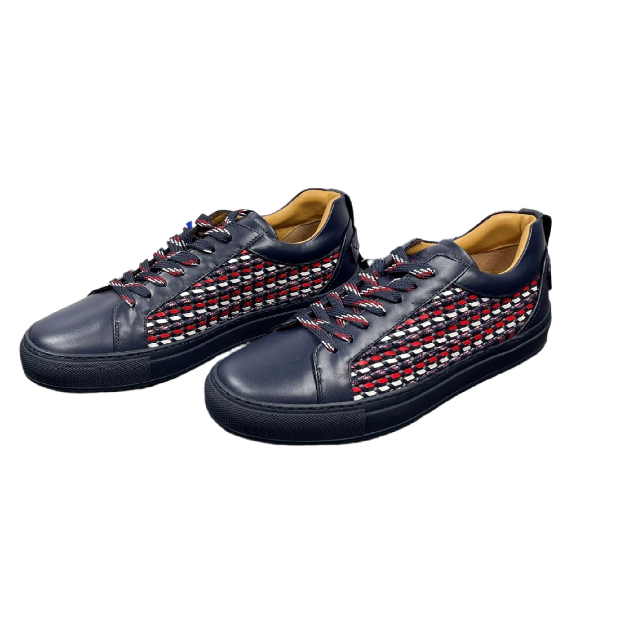 Buscemi Mens Lyndon Oceano Weave Sneakers Positivo Clothing