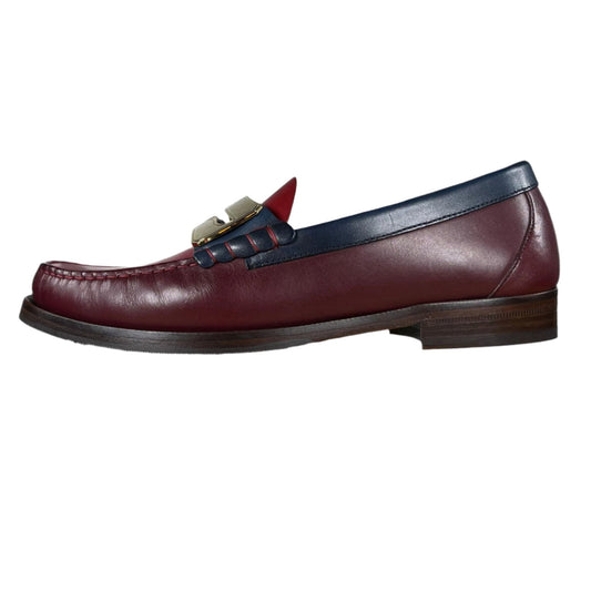 Buscemi Town Loafer Burgundy Calf Leather Loafers | Positivo Clothing