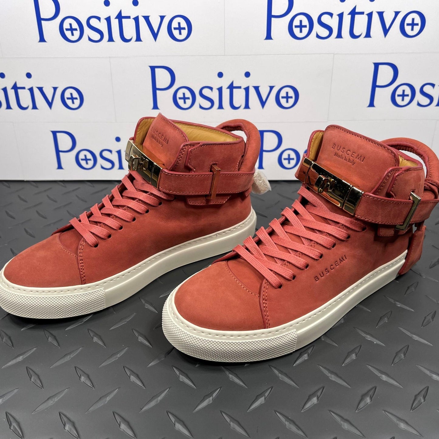 Buscemi Womens 100MM Nubuck Litchi Sneakers | Positivo Clothing