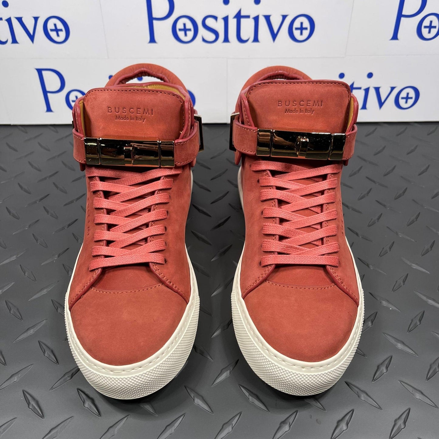 Buscemi Womens 100MM Nubuck Litchi Sneakers | Positivo Clothing