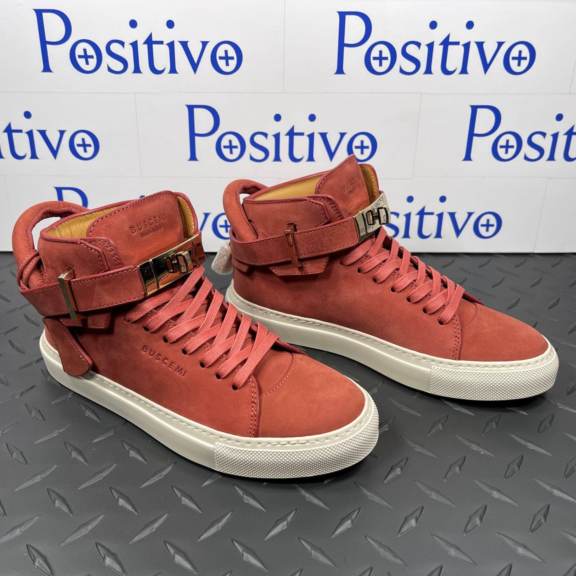 Buscemi Womens 100MM Nubuck Litchi Sneakers | Positivo Clothing