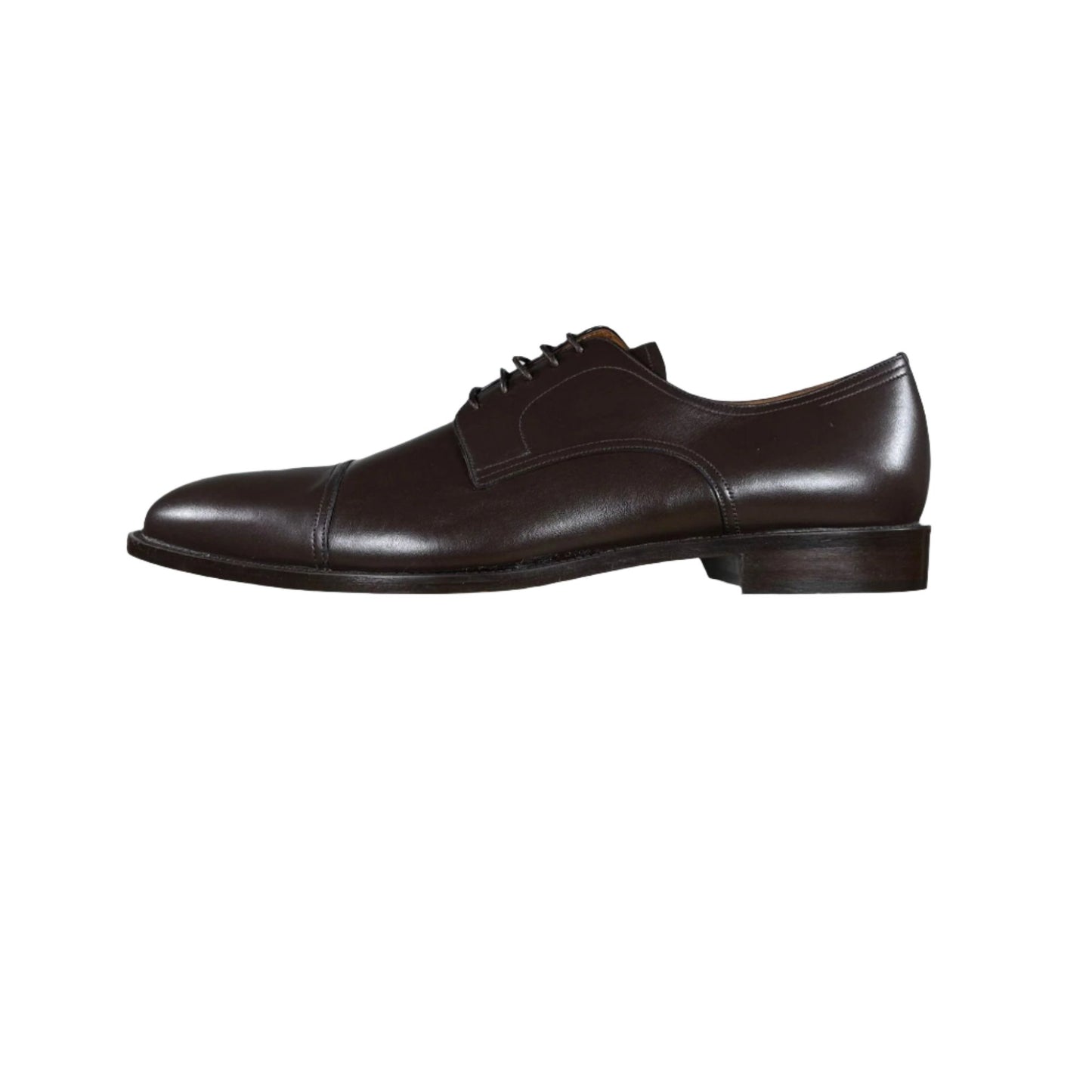 Bally Salfor Chocolate Leather Derby Shoes - Positivo Clothing