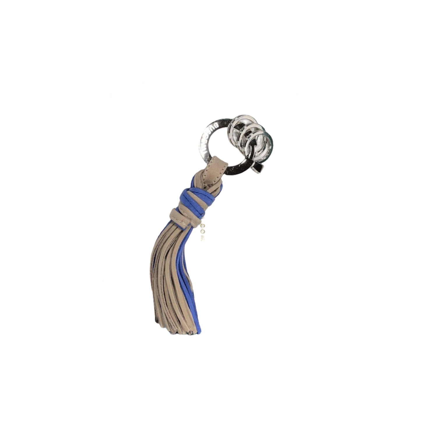 Buscemi Keyholder Fringe Fog Royal Leather | Positivo Clothing