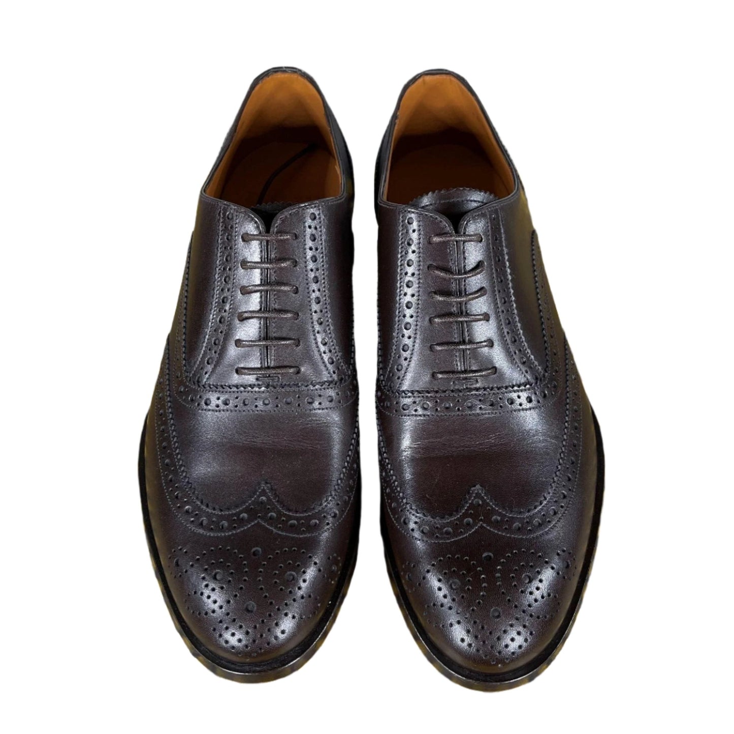 Bally Bruck Coffee Leather Oxfords | Positivo Clothing