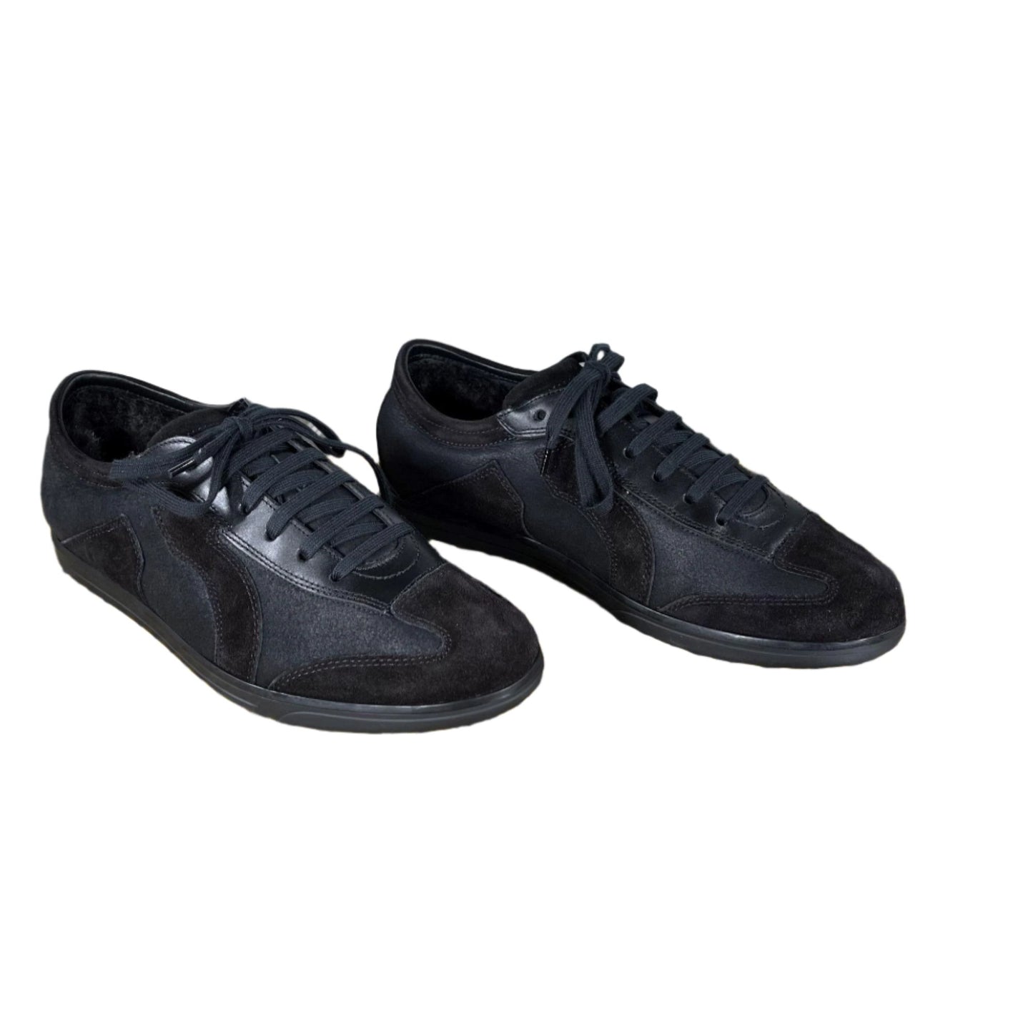 Salvatore Ferragamo Benbow Black Sneakers | Positivo Clothing