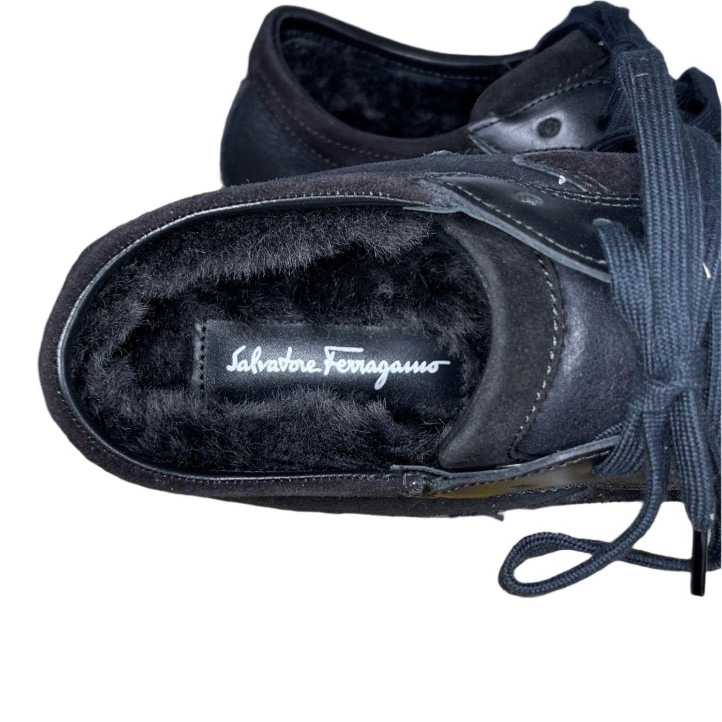 Salvatore Ferragamo Benbow Black Sneakers | Positivo Clothing