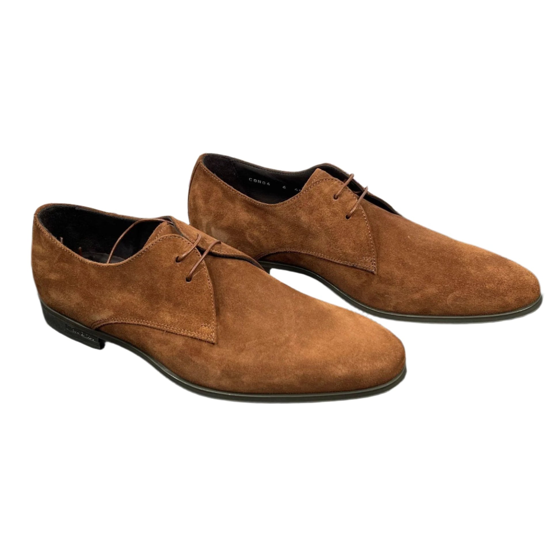 Paul Smith Coney Tan Leather Derby Shoes | Positivo Clothing