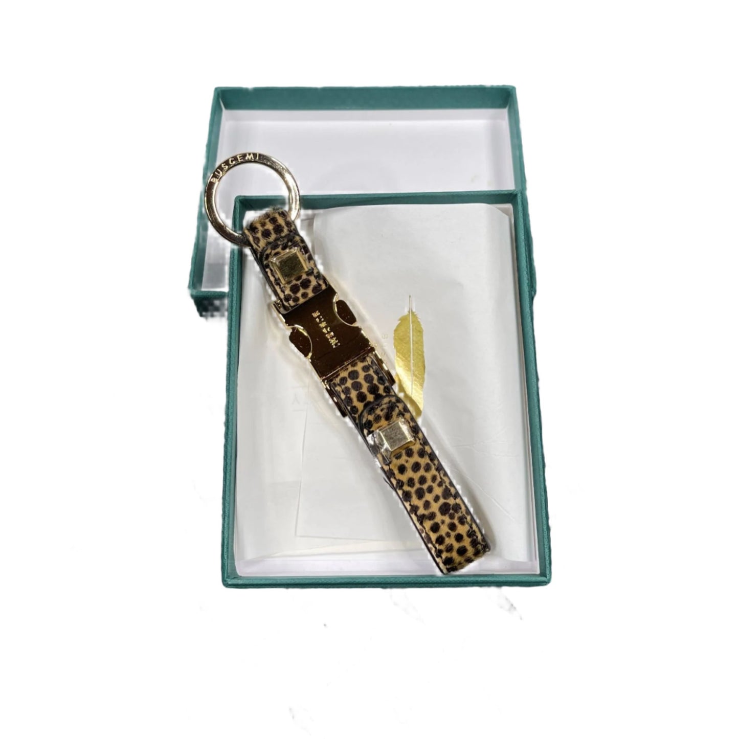 Buscemi Keyholder Clip Kamari Natural Leather | Positivo Clothing