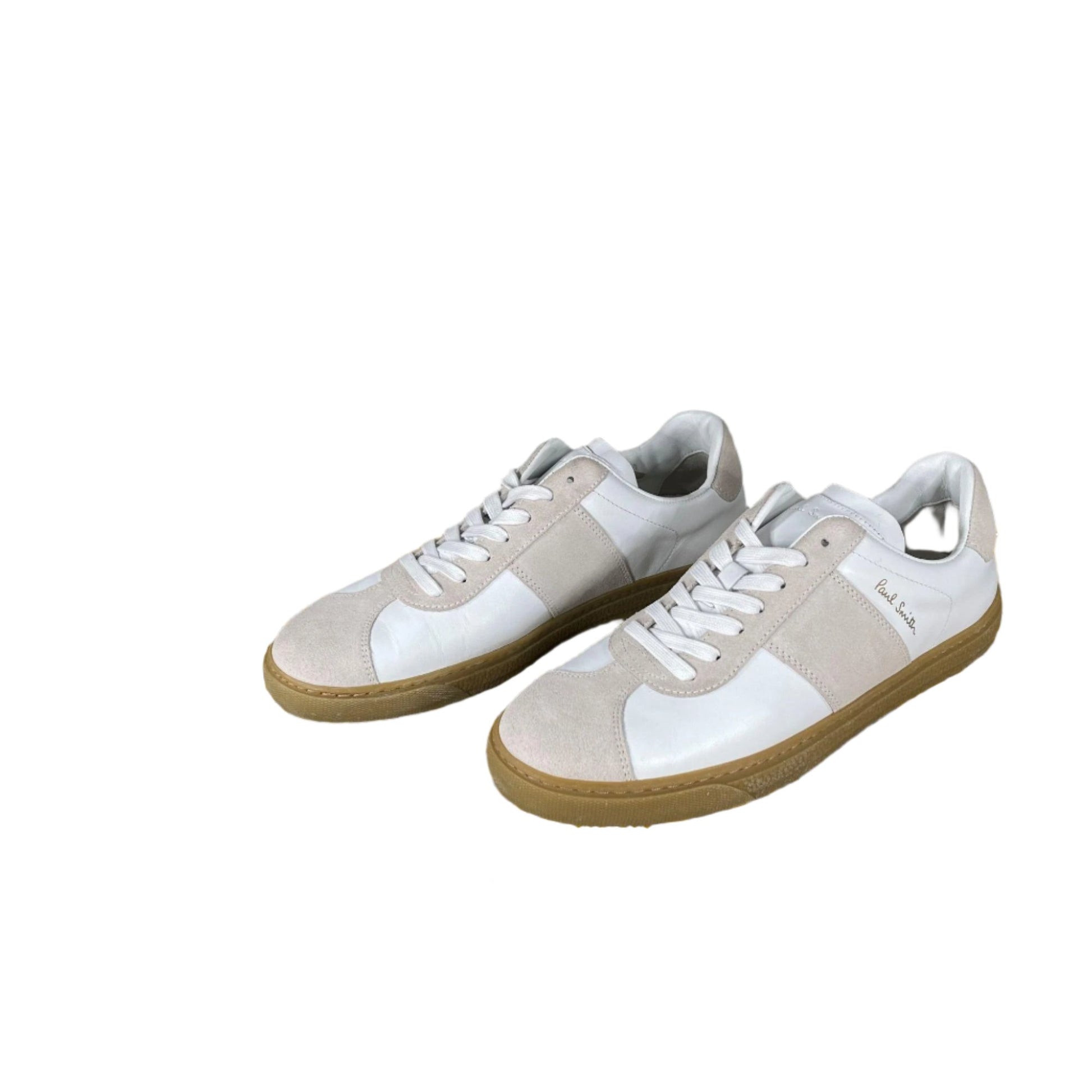 Paul Smith Levon White Leather Low Top Sneakers - Positivo Clothing