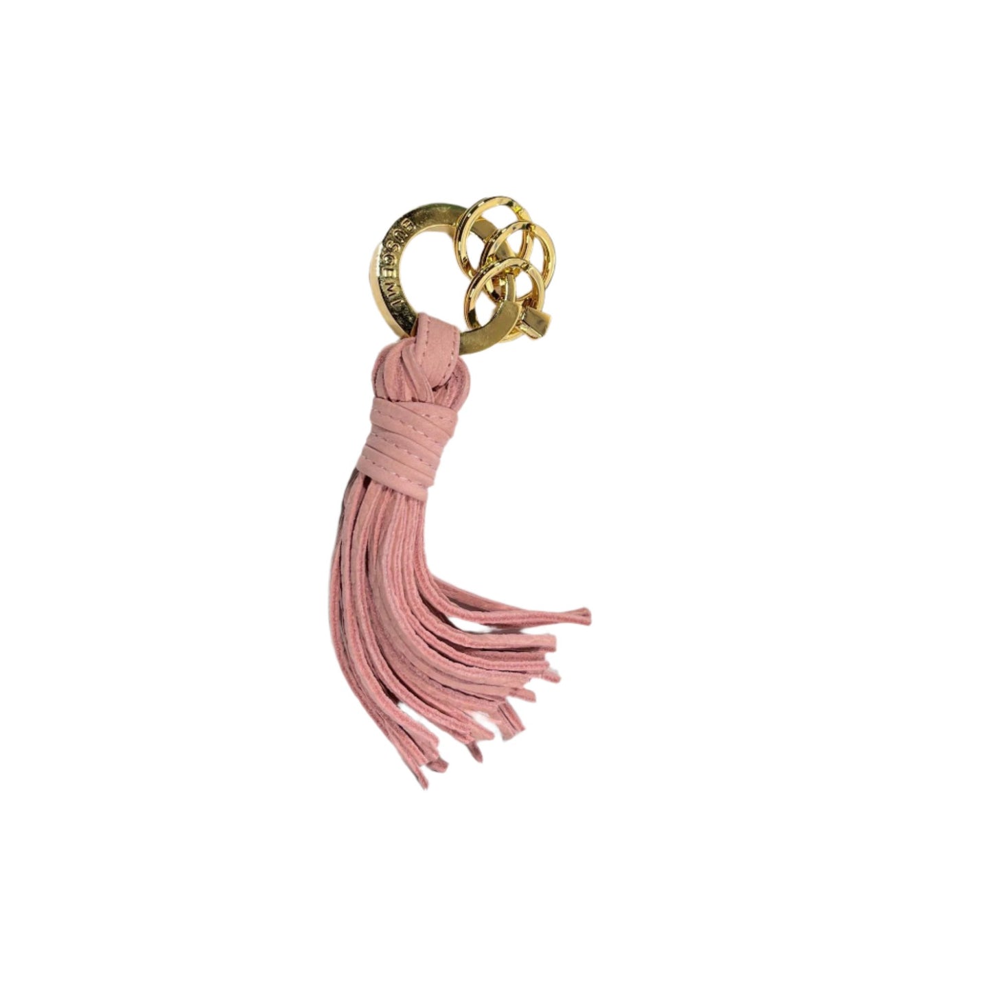 Buscemi Keyholder Fringe Pale Pink Nubuk | Positivo Clothing